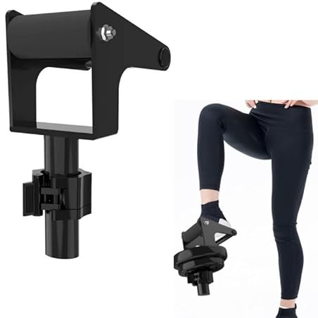 Tibialis Trainer, Beinstrecker Beinbeuger Gerät für Fitnessstudio Training im Freien und Urlaub Beinpresse Fitnessgerät Wadentrainer mit Langhantelklemme für 2.5 oder 5 cm Gewichtsscheiben (25mm)