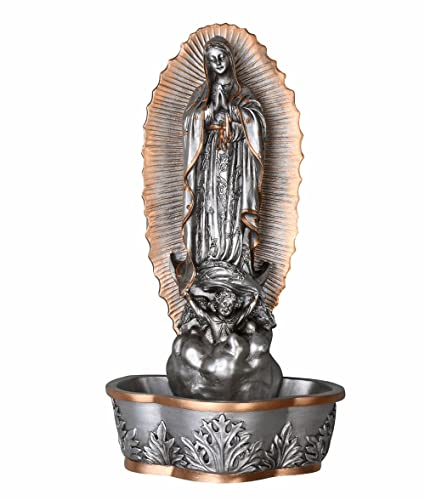 Pila de Agua Bendita Shabby Chic Virgen Figura Madona wu76802ab Palazzo Exclusivo
