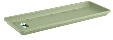 Elho Barcelona Balconnière Soucoupe 40 - Soucoupe pour Balcon & Extérieur - Ø 34.6 x H 2.8 cm - Vert/Vert Pistache