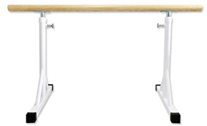 Ballettstange, tragbar, für Zuhause, 80–120 cm, Ballettstange für Kinder, freistehend, aus Holz, verstellbar, strapazierfähig, Tanzen, Dehnen, Ballett für Tanz, Barre, Fitness (Farbe: Rosa, Größe: 1