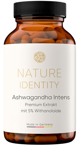 Ashwagandha Intens - 800mg reines KSM-66 Ashwagandha Extrakt pro Tagesdosis - 120 Kapseln - hochdosiert & vegan - laborgeprüft & produziert in Deutschland