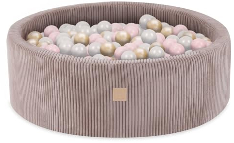 MISIOO Piscina Bambini Lavabile 90x30cm - Piscina con Palline per Bambini - Gioco Sicuro e Divertente per Interno - Facile da Pulire e Perfetto per Ore di Divertimento in Famiglia!