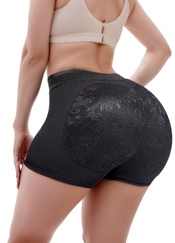 Women Butt Lifter Padded Bum Lace Shapewear Slimming Tummy Control Knickers