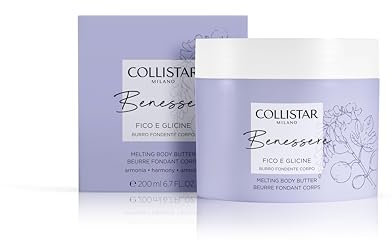 Collistar Burro Fondente Corpo Fico e Glicine, Idratante Nutriente, Fragranza Delicata, Pelle Morbida e Vellutata, 200ml