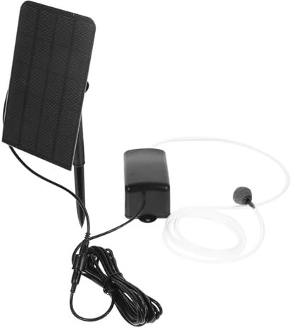 HIAKDOFT 1.6w Bomba De Oxígeno Solar Para Estanque Oxigenador Para Pecera Bomba Solar Para Pecera Accesorio Para
