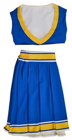 EURDFHY Uniforme de animadora Disfraz de cosplay for mujer, grupo animadoras, baile aeróbico, atuendo actuación(XXL)