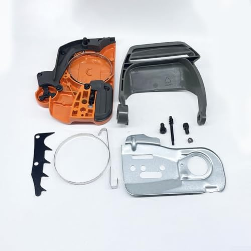 Kit de couverture pour tronçonneuse 435 440 445 450 445E 450E 450E, plaque de guidage et protection contre les copeaux