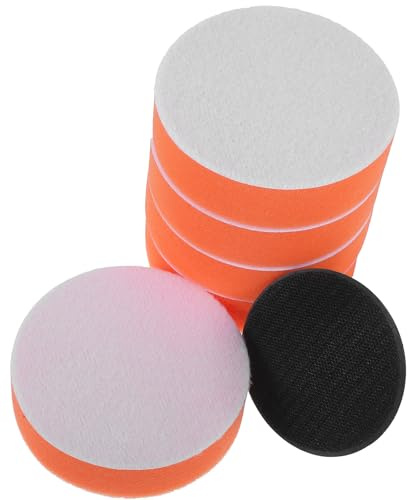 CVUTOVO 1juego Kit de Almohadillas para Pulir Automóviles con Esponja y Mango Ergonómico Herramienta Manual para Encerado y Acabado Profesional de Carrocerías