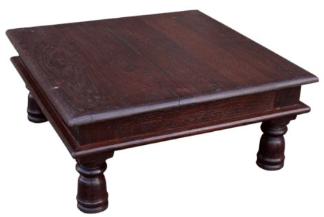 GURU SHOP Kleiner Tisch, Blumenbank, Kaffeetisch, Beistelltisch, Couchtisch - Modell 3, 15x30x30 cm