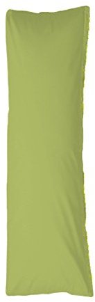 Bellana Seitenschläferkissen Bezug Stillkissen Mako Jersey 40x140 cm Farbe: moos