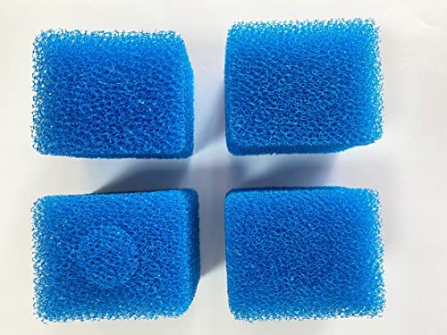 NO.17 Replacement Sponge Media Filter, 4 Pack of Bio Foams for 1200L/H 1500L/H Internal Filter
