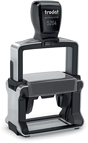 Firmenstempel Trodat Professional 5204 – Personalisierter Stempel mit 6 Zeilen Text, Abdruck 56x26 mm – direkt hier Wunschtext eingeben und bestellen