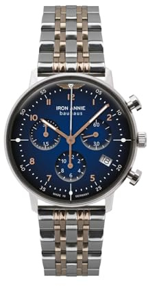 Iron Annie, Bauhaus Lady, kronograf, 5089MB-3, Roséguld, silver, Armband