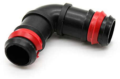 DOJA Barcelona | Codo de Seguridad Goteo | Pack 25 | Anilla Seguridad| 16mm | Codo Tubo Riego | Manguera de Riego por Goteo | Accesorios para Goteo | para Manguera Jardin, Tubo Riego, Riego Huerto