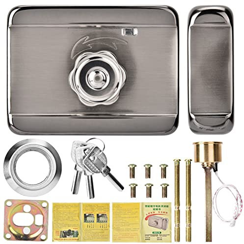 Serrure Porte Électronique Leapiture, Argent, Télécommande, Double Protection, Voyant Lumineux