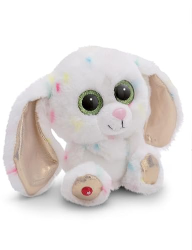 NICI GLUBSCHIS Kuscheltier Hase Spottitu 15cm bunt - Stofftier aus weichem Plüsch, niedliches Plüschtier zum Kuscheln und Spielen, für Kinder & Erwachsene, tolle Geschenkidee - 61453