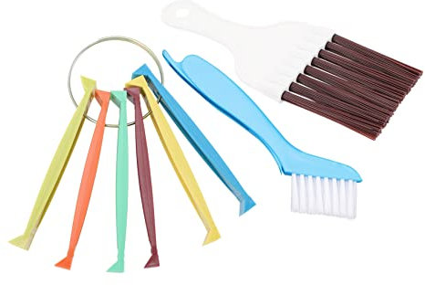 ABOOFAN 12 Uds Peine De Aleta De Aire Acondicionado Peine De Condensador Limpiador De Aire Acondicionado Cepillo De Aire Acondicionado Limpiador De Radiador Limpiador De Bobina