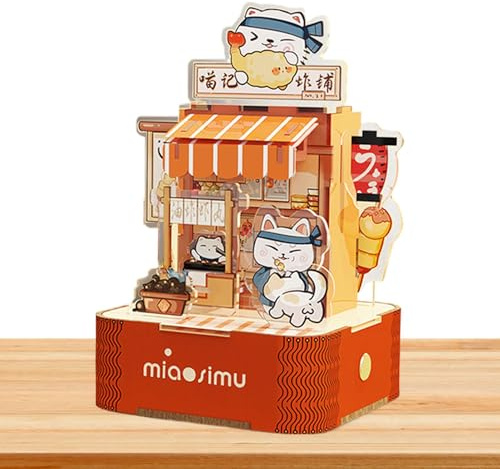 Puzzles para, luz Nocturna - Lámpara de Mesa de de acrílico,Kit de construcción de maquetas, Lámpara de Escritorio de Dormitorio Lindo, Juguetes educativos de Aprendizaje para niños