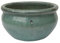 STONE art & more B-Ware! Pflanzgefäß Blumentopf Pflanzkübel Pflanzschale Azalea Ø 34cm H 19cm jadefarben glasiert frostfest traditionelle Handarbeit aus Vietnam