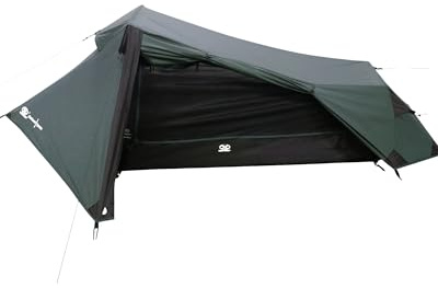 Highlander Blackthorn 1 Person Tent – Lightweight & Waterproof. 4 Season Tent for 1 Person. Quick And Easy Pitch Ultra Low-Profile for Hiking, Fishing, Cyclists & Backpacking