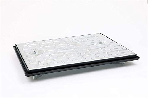 Drain 600mm x 450mm Galvanised Steel 25 Tonne Heavy Duty Manhole Cover PC6EG (Overall Size Including Frame is 663mm x 513mm)