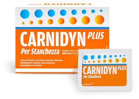 Carnidyn Plus Bustine - Confezione Da 20 Unita Da 5 G, Arancione, 100 Grammo