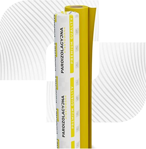 3m x 33m = 99m2 Gelbe PE FOLIE Dampfbremse Dampfsperre Dampfbremsfolie Dachfolie ca. 0,1mm