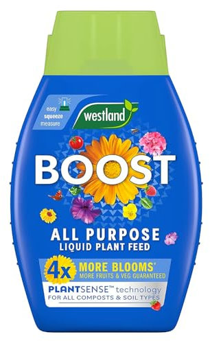 Wolvercroft Garden Centre Westland Boost All Purpose Liquid Plant Feed (1L) x 4