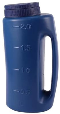 JKELPV Semillas Dispensador Esparcidor Manual de 2 l con Orificio Ajustable para Semillas, Fertilizantes, Sal, Herramienta de jardinería, regadera, Herramienta de siembra Multifuncionales Plantador