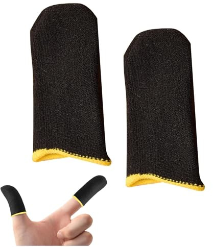 Finger Sleeve for ,Game Fingeer Cots for Mobile | Sweat-prroof Slip | proof Carbon Fiber Thumb Sleeves fosr Mobile Phone Tablet Devices