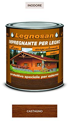 Veleca LEGNOSAN Castagno - ml. 750 IMPREGNANTE PER LEGNO ALL'ACQUA INODORE