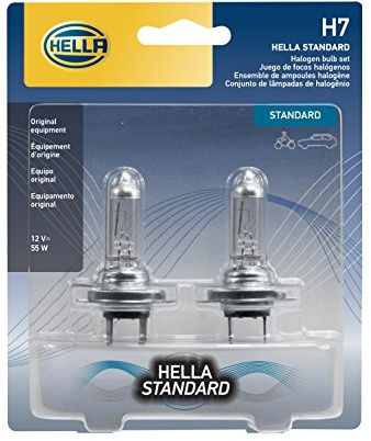 HELLA H7TB Standard Halogen Bulbs, 12 V, 55W