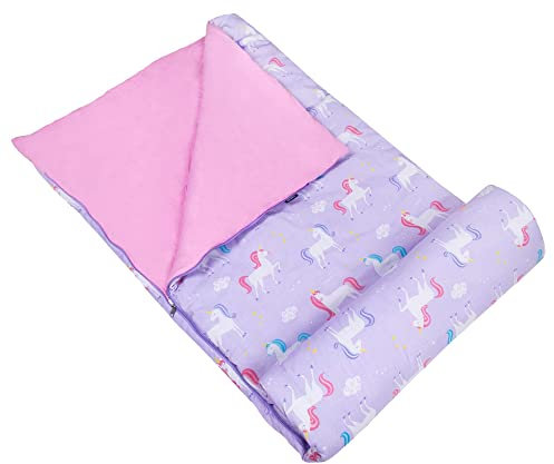 Wildkin Sac de Couchage pour Les garçons et Les Filles Tout-Petits, Comprend Oreiller et Stuff Sack, Taille Parfaite pour Slumber Parties, modèles coordonnent avec nos Tapis PNS et boîtes à Lunch