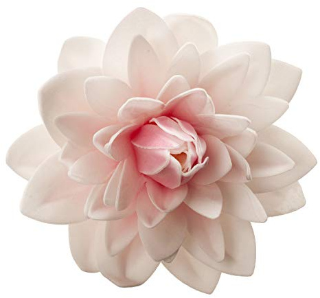 Dekora - Fleur Decoration Gateau - Dahlia Géant, Fleur pour Gateau Mariage - Décorations de Gâteau Faciles à Utiliser, Couleur Rose - 12,5 cm, Grande, 126142