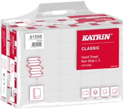 KATRIN Papierhandtuch Classic Non Stop L3 wide, 3lagig, W-Falzung, 2250Stück