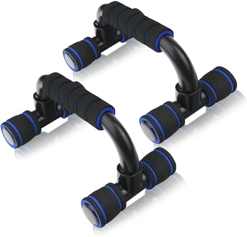 Flintronic Poignées de Pompe, 1 Paire Antiglissante Push Up Bars, Poignées d'appui Accueil Salle de Gym Exercise de Formation, pour Musculation des Bras Épaules Poitrine Dos Triceps Pectoraux