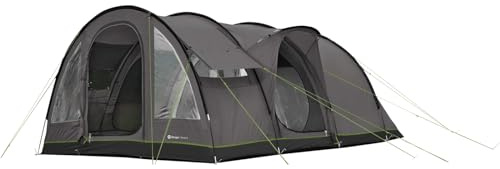 BERGER Sierra - Tenda a tunnel per 6 Persone, Tenda da Campeggio 6 Posti con 2 Cabine Letto, Ideale per famiglie, Impermeabile, 480 x 38 cm