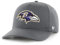 '47 NFL Baltimore Ravens Hitch RF Unisex Baseball Cap, Adjustable Snapback Strap, Team Logo, Colour Charcoal