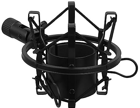 Homoyoyo Soporte Para Micrófono Con Clip Metálico Antivibración Soporte Suspensión Estable Para Condensador De Protección Contra Vibraciones Para Transmisión y Grabación