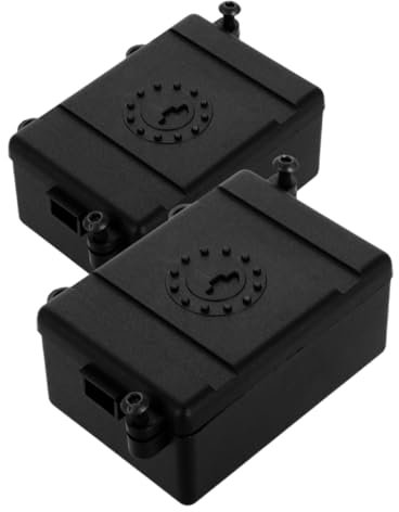 Yardwe 2piezas Estuche para Coche RC Caja De Receptor para Coche Resistente Al Agua De Plástico Protector De Radio para Receptor RC Caja Sellada para Herramientas De Recepción