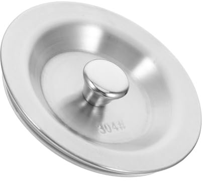 Homoyoyo Stainless Steel Sink Cover Drain Lid Sink Cap Stopper Cover for Home Use