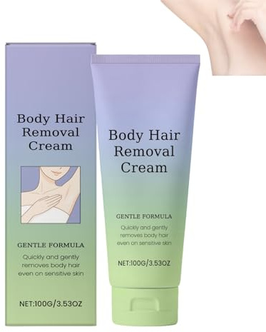 Body Haarentfernungscreme,Enthaarungscreme Intimbereich,Haarentfernung Creme Für Gesicht Arme,Achseln,Beine,Hair Removal Cream Für Frauen Und Männer,Haar Entfernungs-creme 100g(1 Stück)