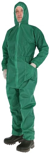 Kerbl Works Tuta monouso PP Verde t. XL (Confezione da 5)