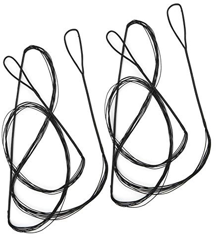 Chrees Bågsträng Traditionell Recurve Bågsträng Bågskytteutrustning 12-strängar Polyesterbyte Bågsnöre Lättvikt Stadig Noggrann Stämning Svart 127cm 132cm för Recurvebåge