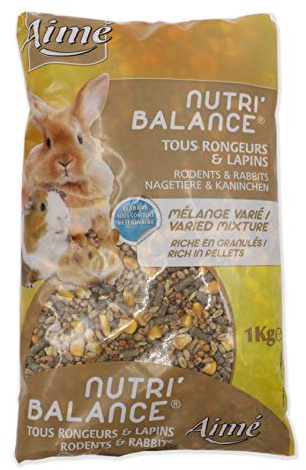 Agrobiothers Nourriture Mélange Complet pour Rongeurs 1 Kg