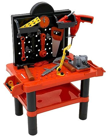 Oypla Childrens Kids Play Toy Workbench Tools Kit Workshop Playset