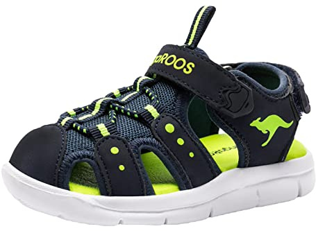 KangaROOS Schuhe K-Mini Dark Navy-Lime (02035-4054) 22 Blau