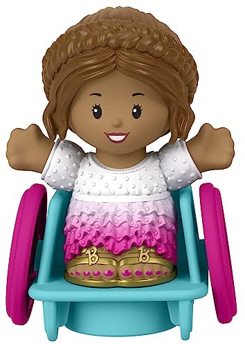 Ersatzteil für Fisher-Price Little People inspiriert von Barbie You Can Be Anything Spielset HGP69 - Ersatz weibliches Mädchen
