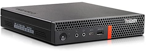 Lenovo ThinkCentre M920q Tiny Intel Core i3 8300T 256 GB SSD-hårddisk 8 GB minne Windows 11 Pro inkl. W-LAN stationär dator mini PC (renoverad)