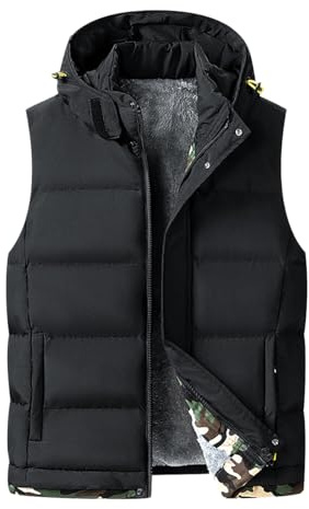 Mens Quilted Gilet Men Fleece Gilet Body Warmer Sleeveless Jacket for Men Mens Puffer Gilet Body Warmers with Pockets Mens Padded Gilet Men Quilted Gilet Padded Vest Men Mens Gilets and Bodywarmers